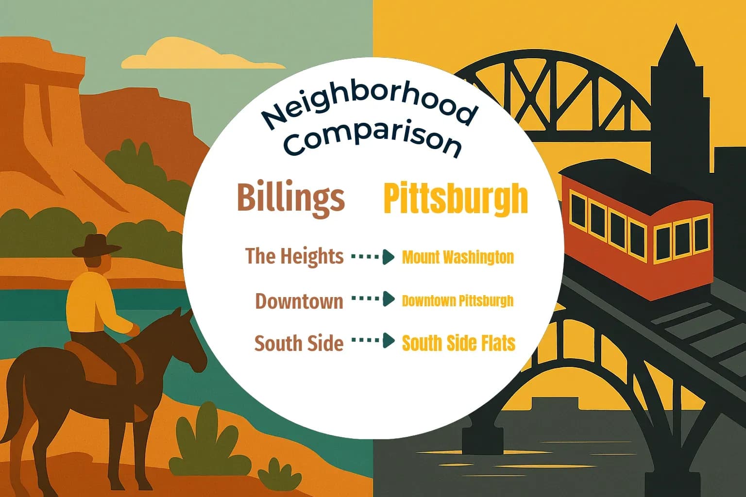 Billings vs Pittsburgh Neighborhood Comparison