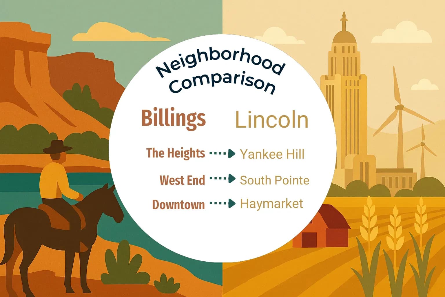 Billings vs Lincoln Neighborhood Comparison