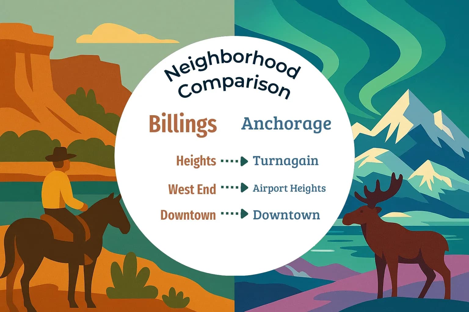 Billings vs Anchorage Neighborhood Comparison
