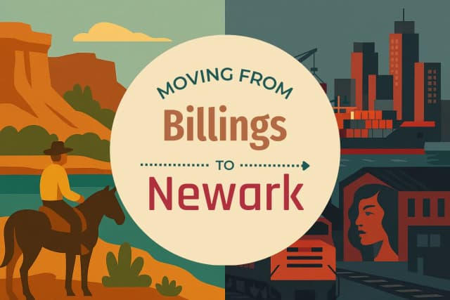 Moving from Billings to Newark