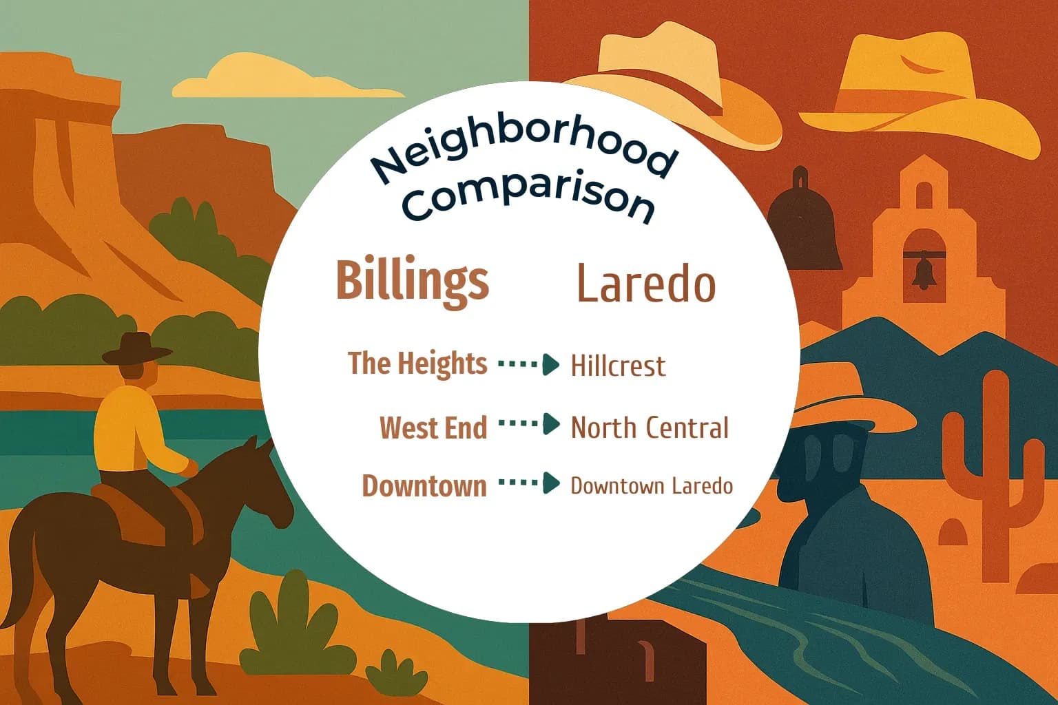 Billings vs Laredo Neighborhood Comparison