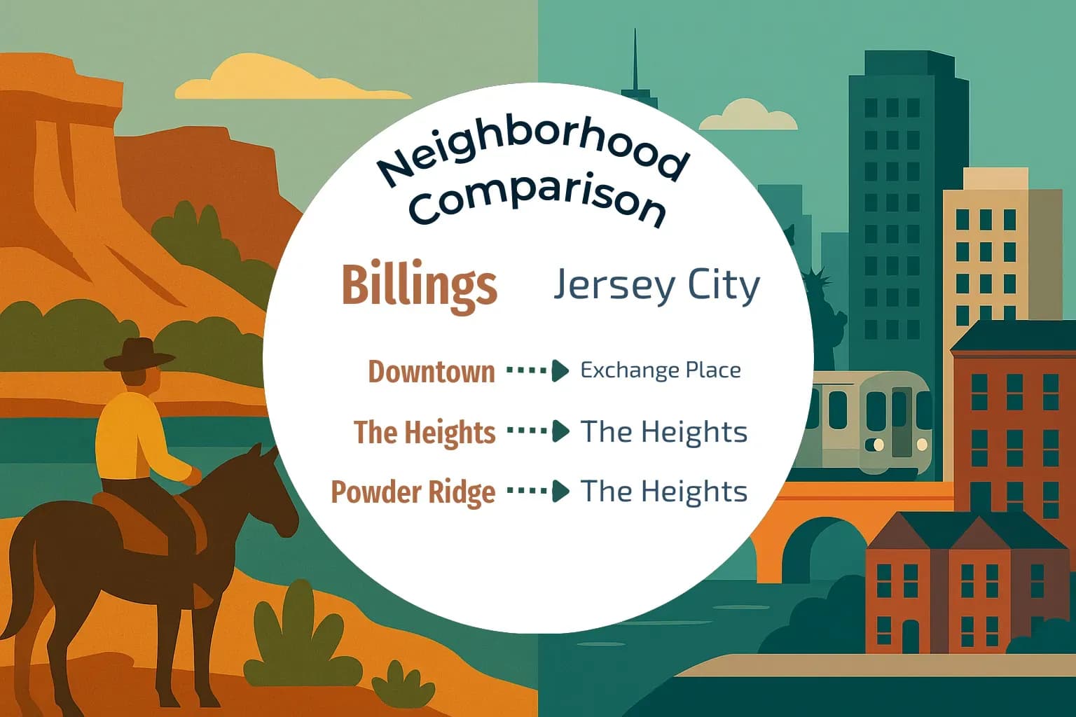 Billings vs Jersey City Neighborhood Comparison