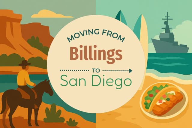 Moving from Billings to San Diego