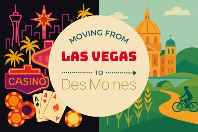 Moving from Las Vegas to Des Moines