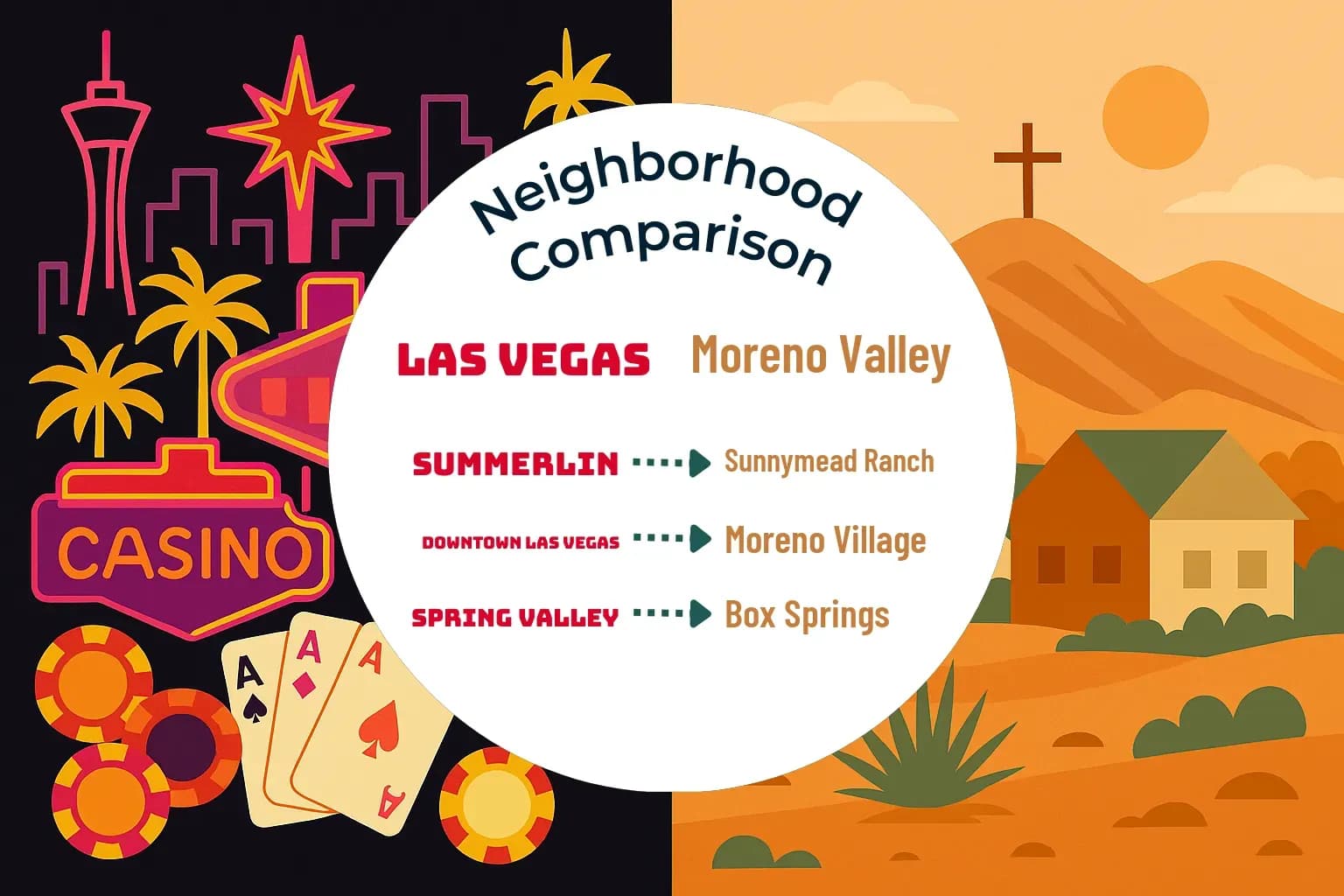Las Vegas vs Moreno Valley Neighborhood Comparison