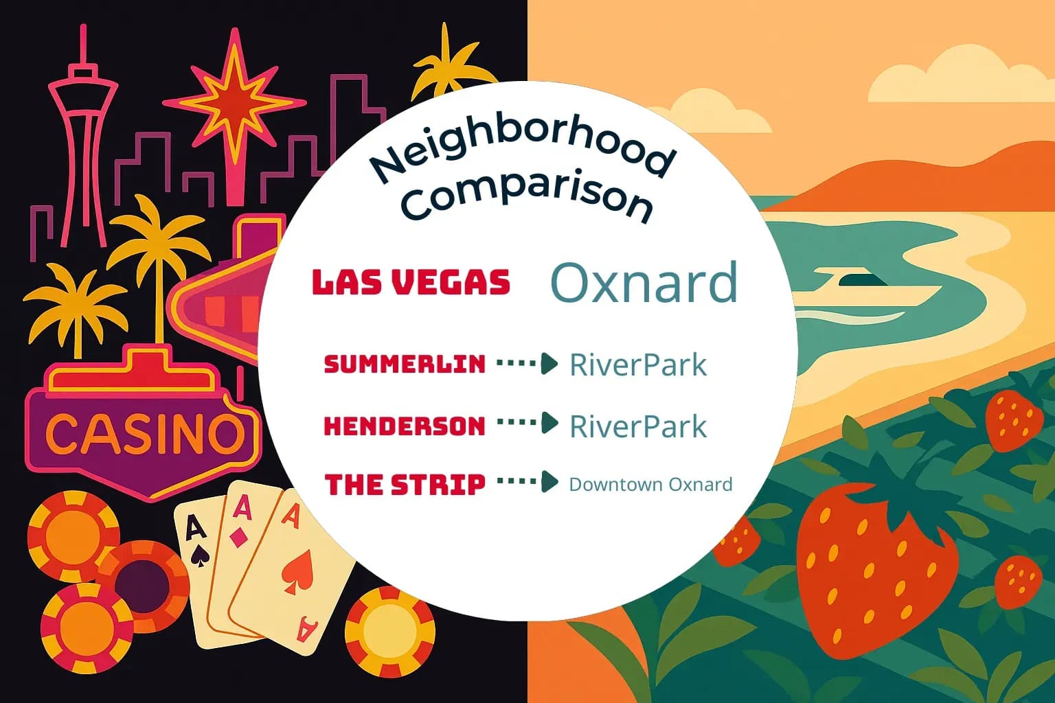 Las Vegas vs Oxnard Neighborhood Comparison