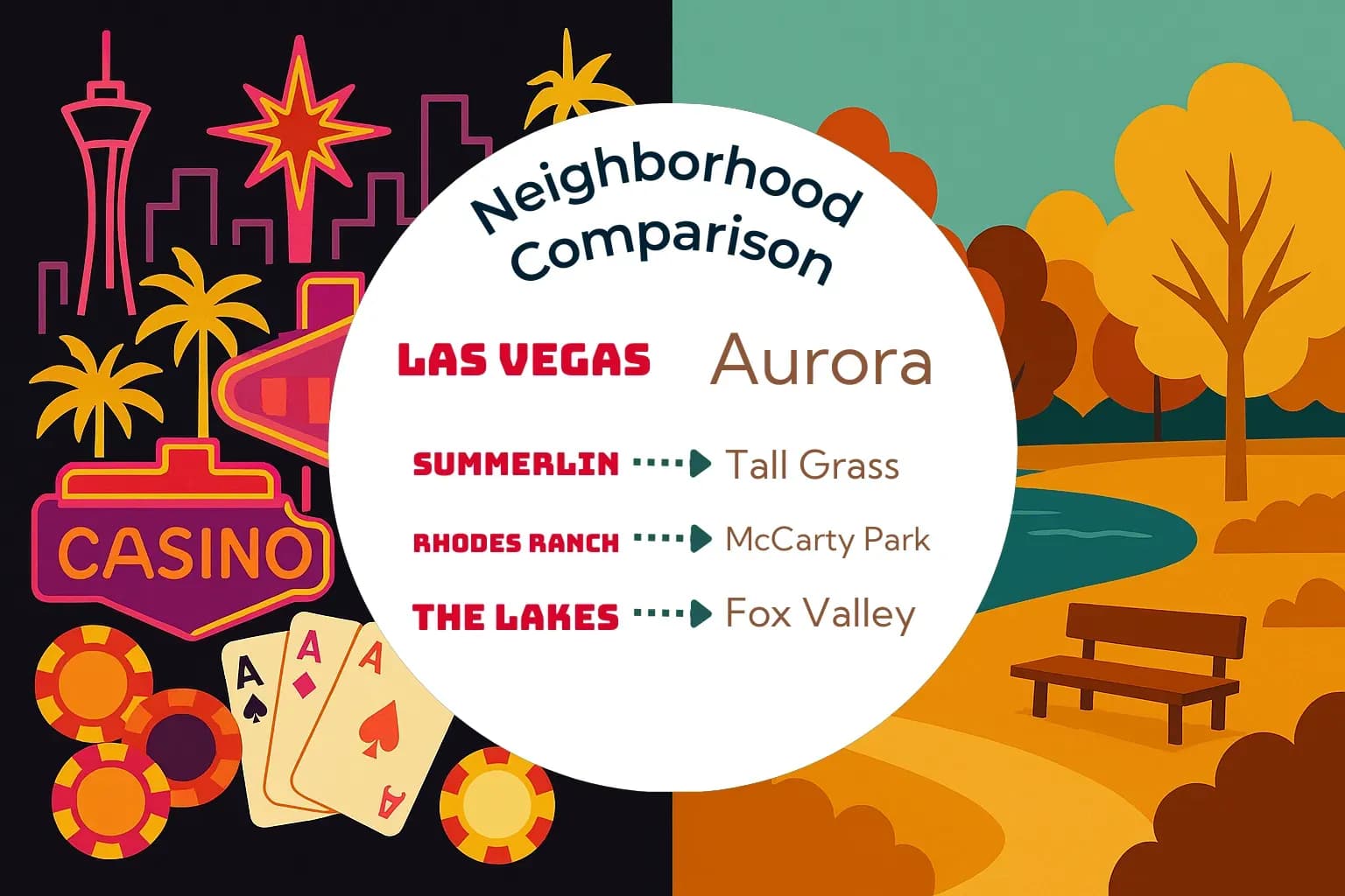 Las Vegas vs Aurora Neighborhood Comparison