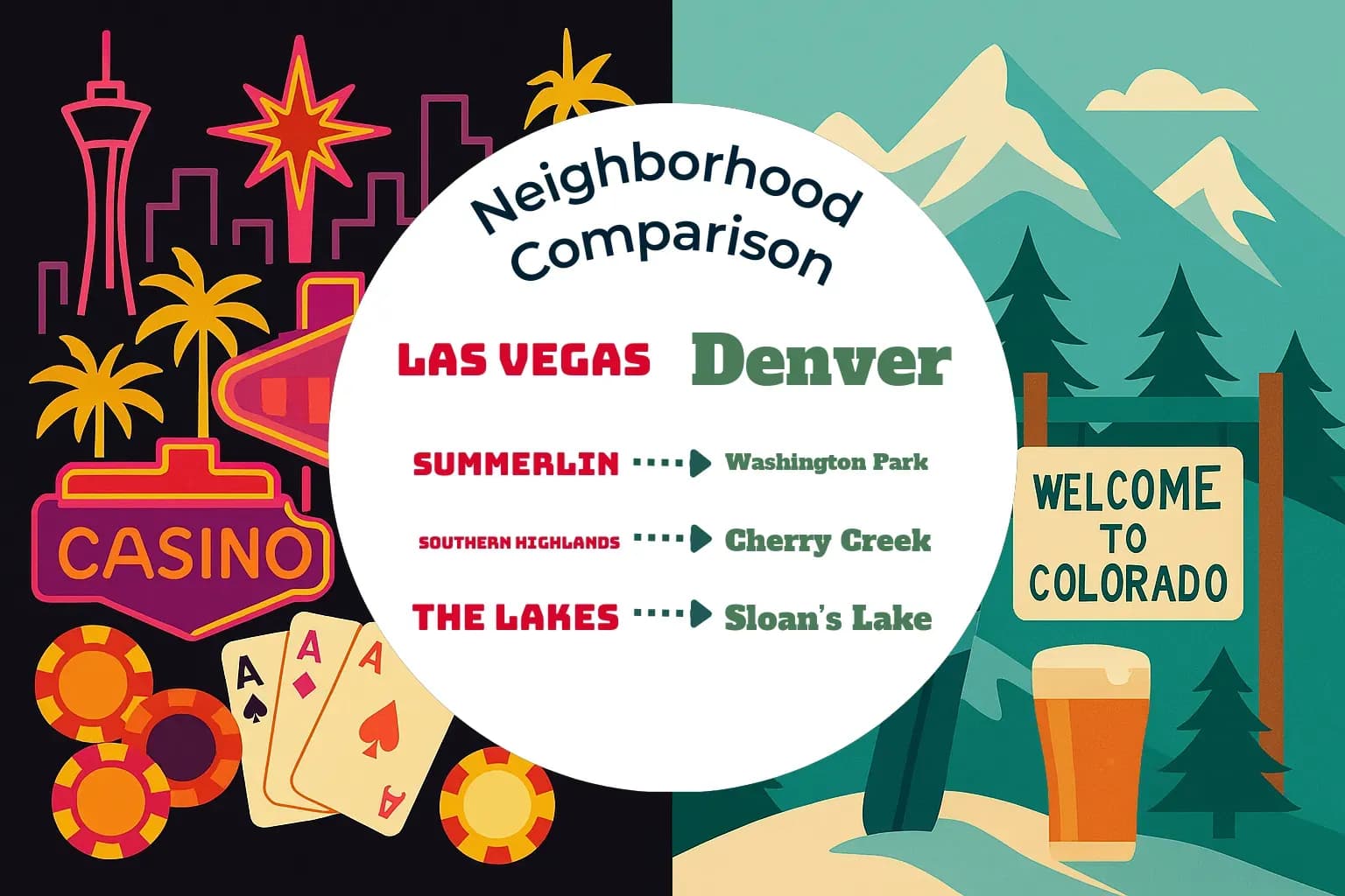 Las Vegas vs Denver Neighborhood Comparison