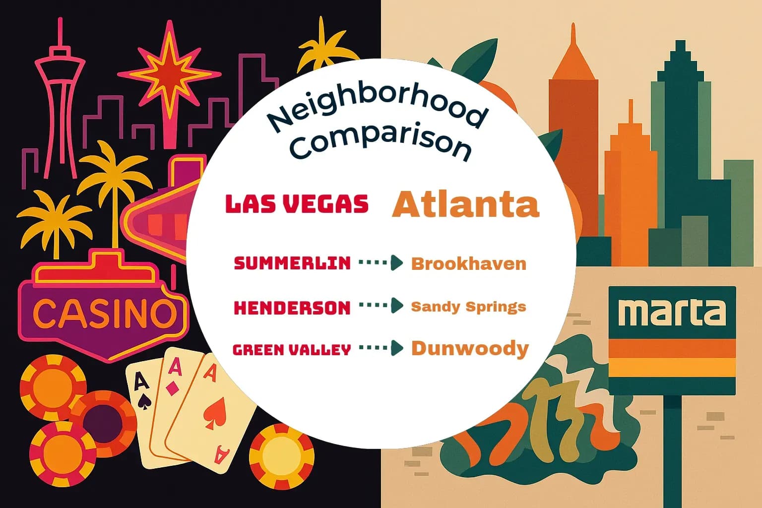 Las Vegas vs Atlanta Neighborhood Comparison