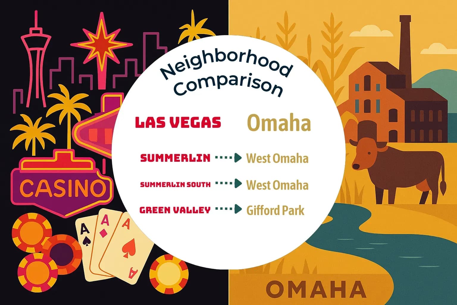 Las Vegas vs Omaha Neighborhood Comparison