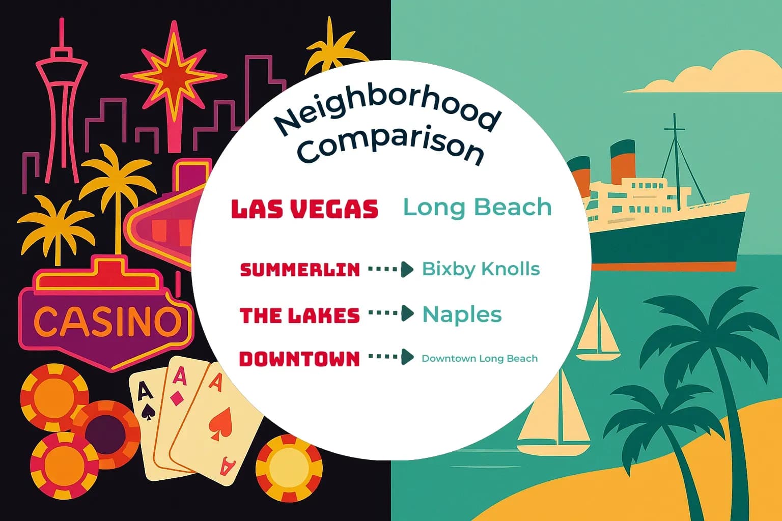 Las Vegas vs Long Beach Neighborhood Comparison