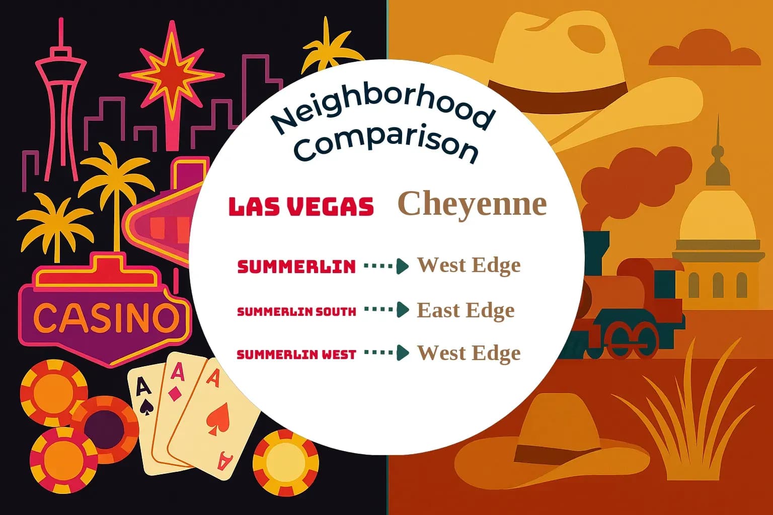 Las Vegas vs Cheyenne Neighborhood Comparison
