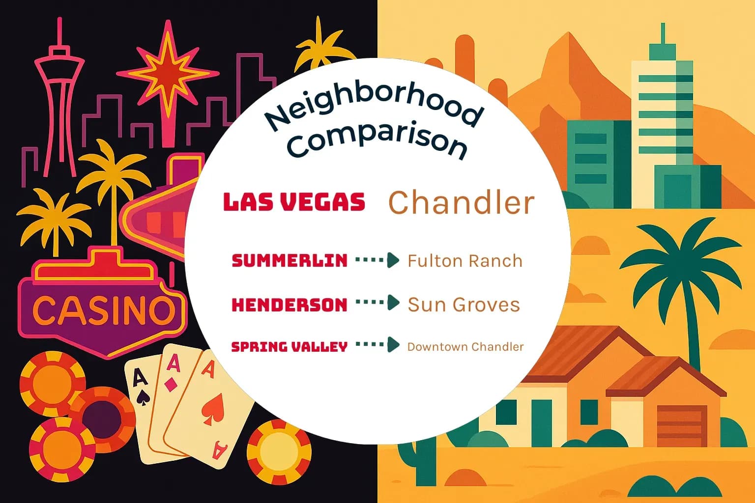 Las Vegas vs Chandler Neighborhood Comparison