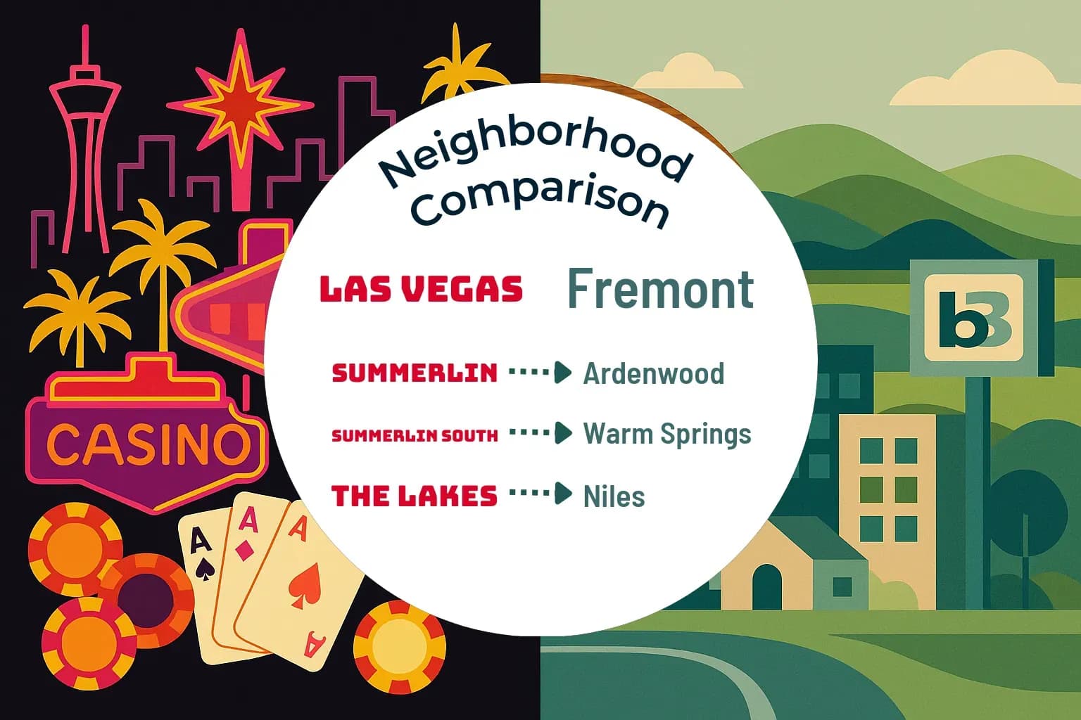 Las Vegas vs Fremont Neighborhood Comparison