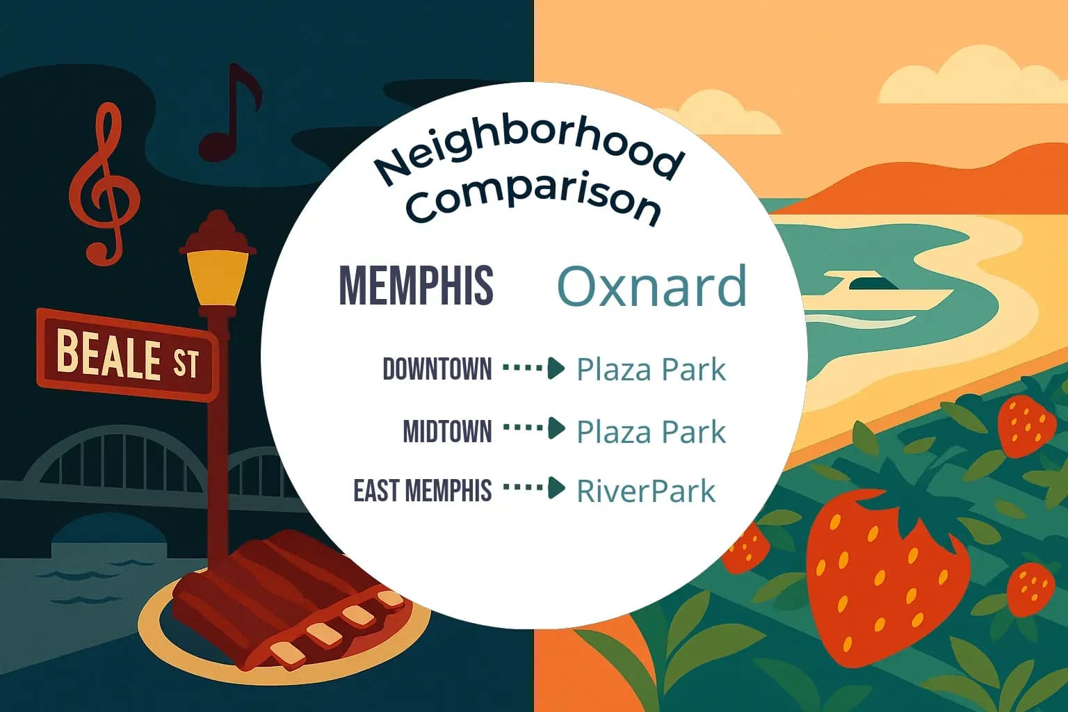 Memphis vs Oxnard Neighborhood Comparison