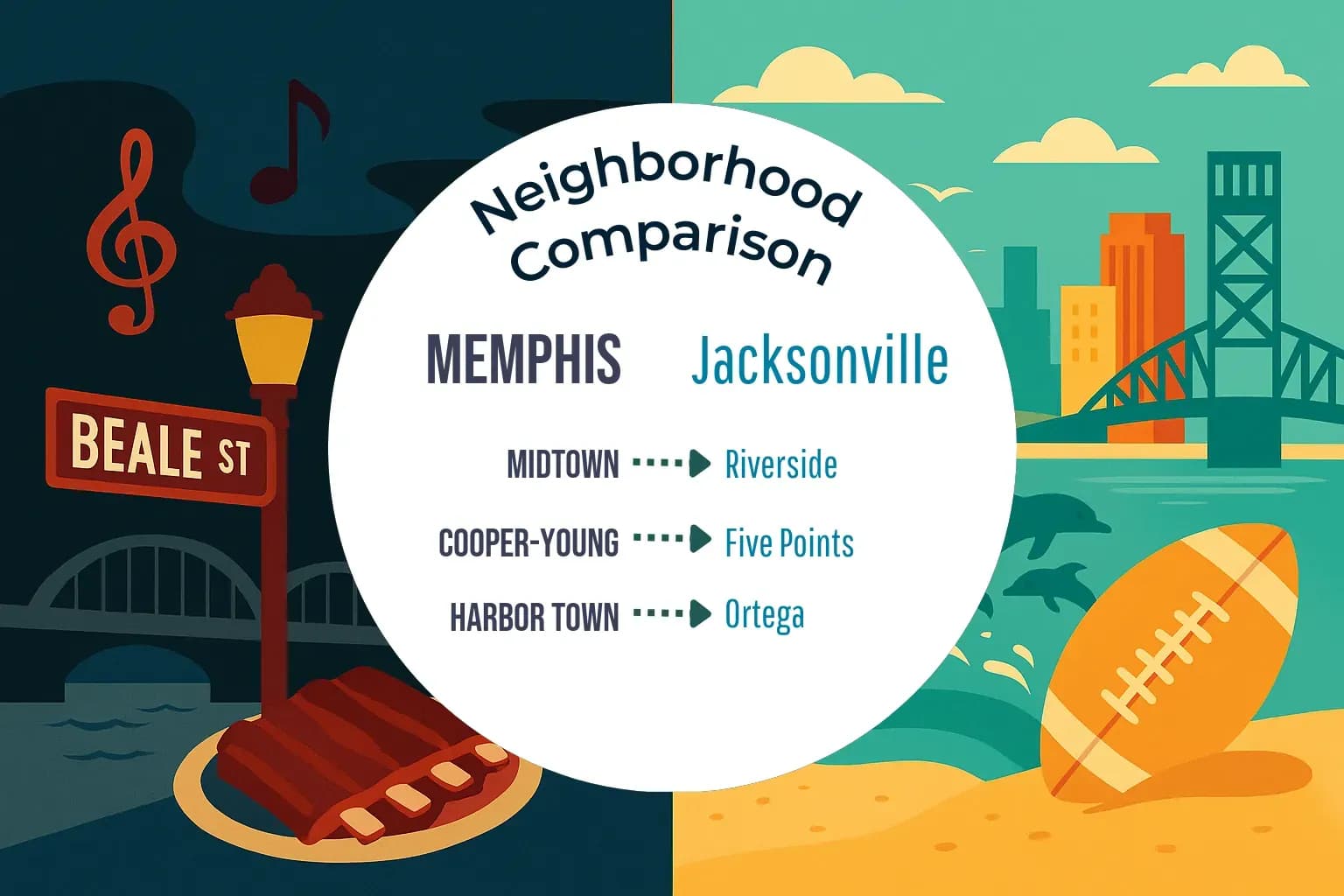 Memphis vs Jacksonville Neighborhood Comparison