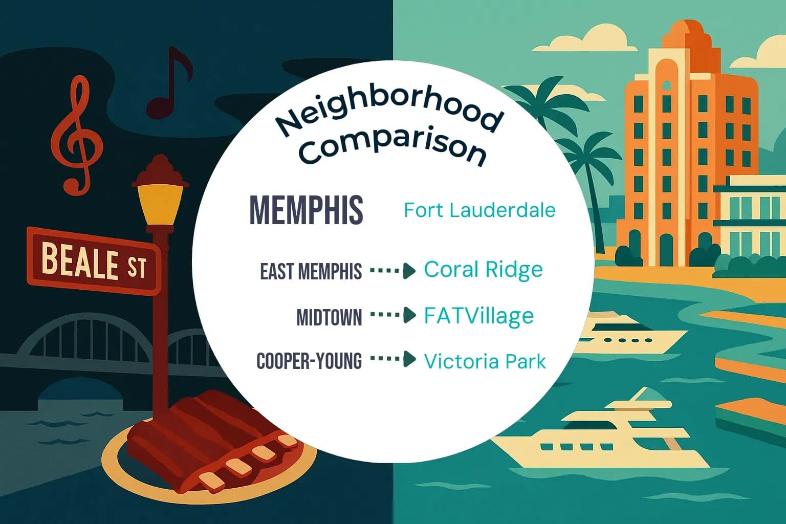 Memphis vs Fort Lauderdale Neighborhood Comparison