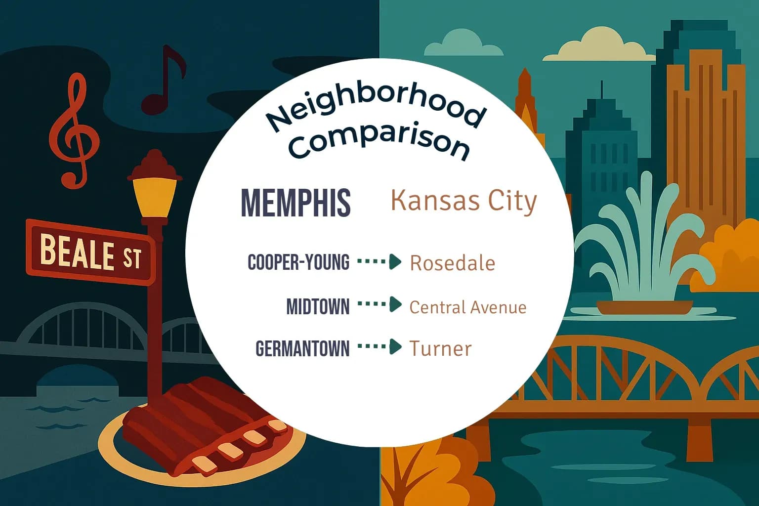 Memphis vs Kansas City Neighborhood Comparison