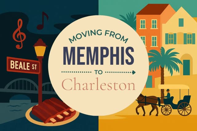 Moving from Memphis to Charleston