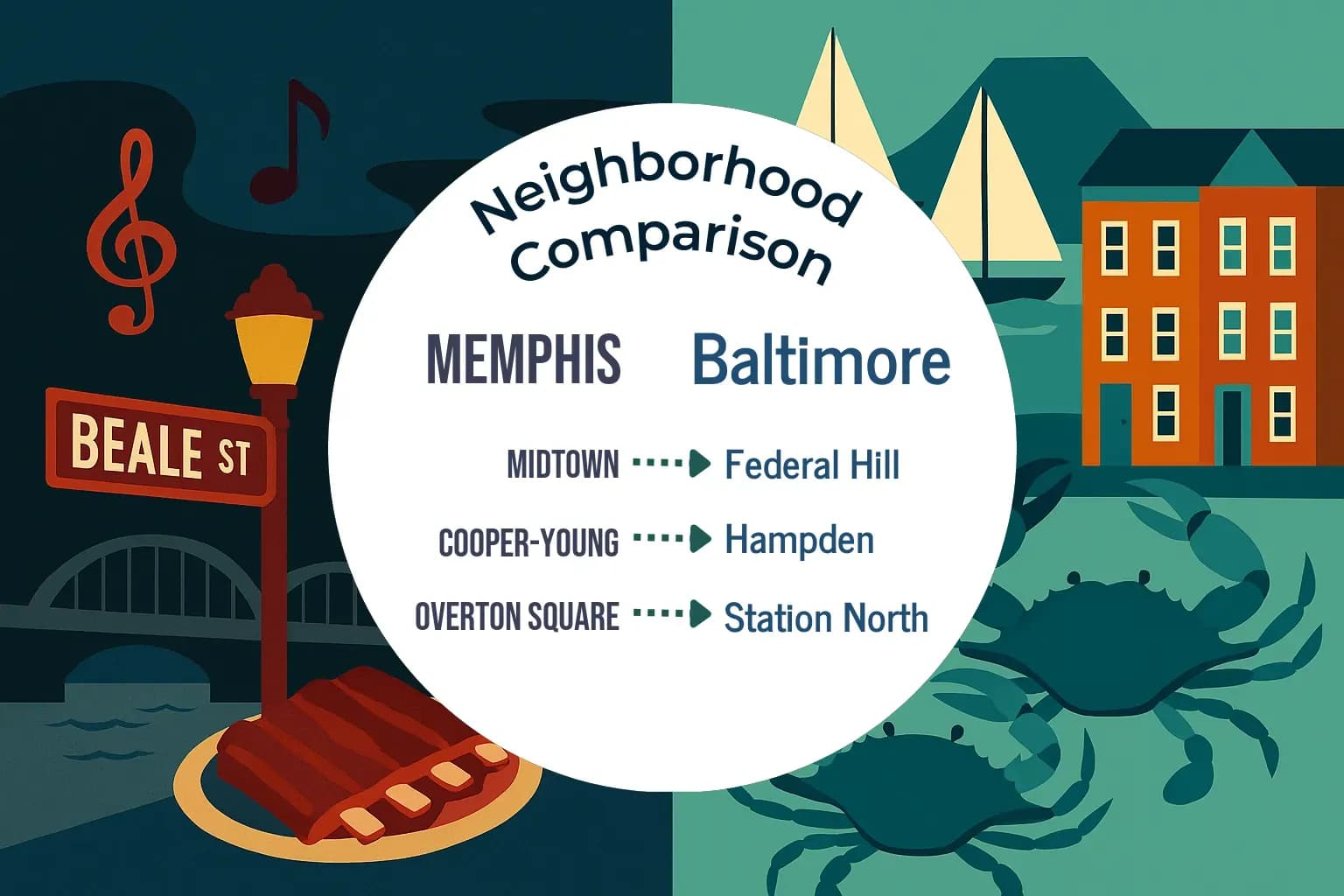 Memphis vs Baltimore Neighborhood Comparison