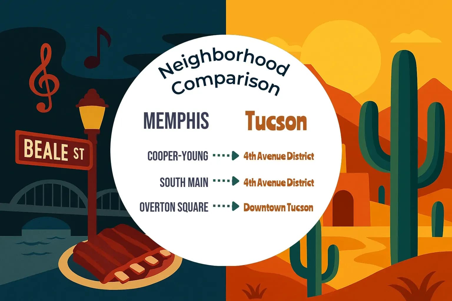 Memphis vs Tucson Neighborhood Comparison