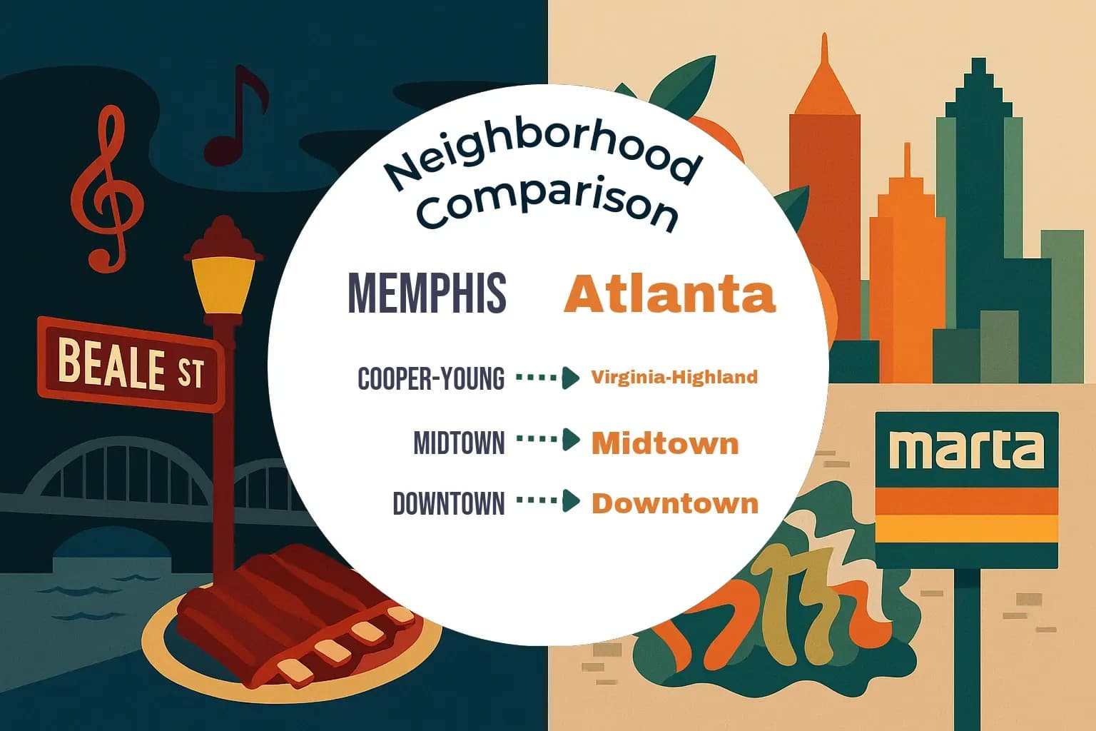 Memphis vs Atlanta Neighborhood Comparison
