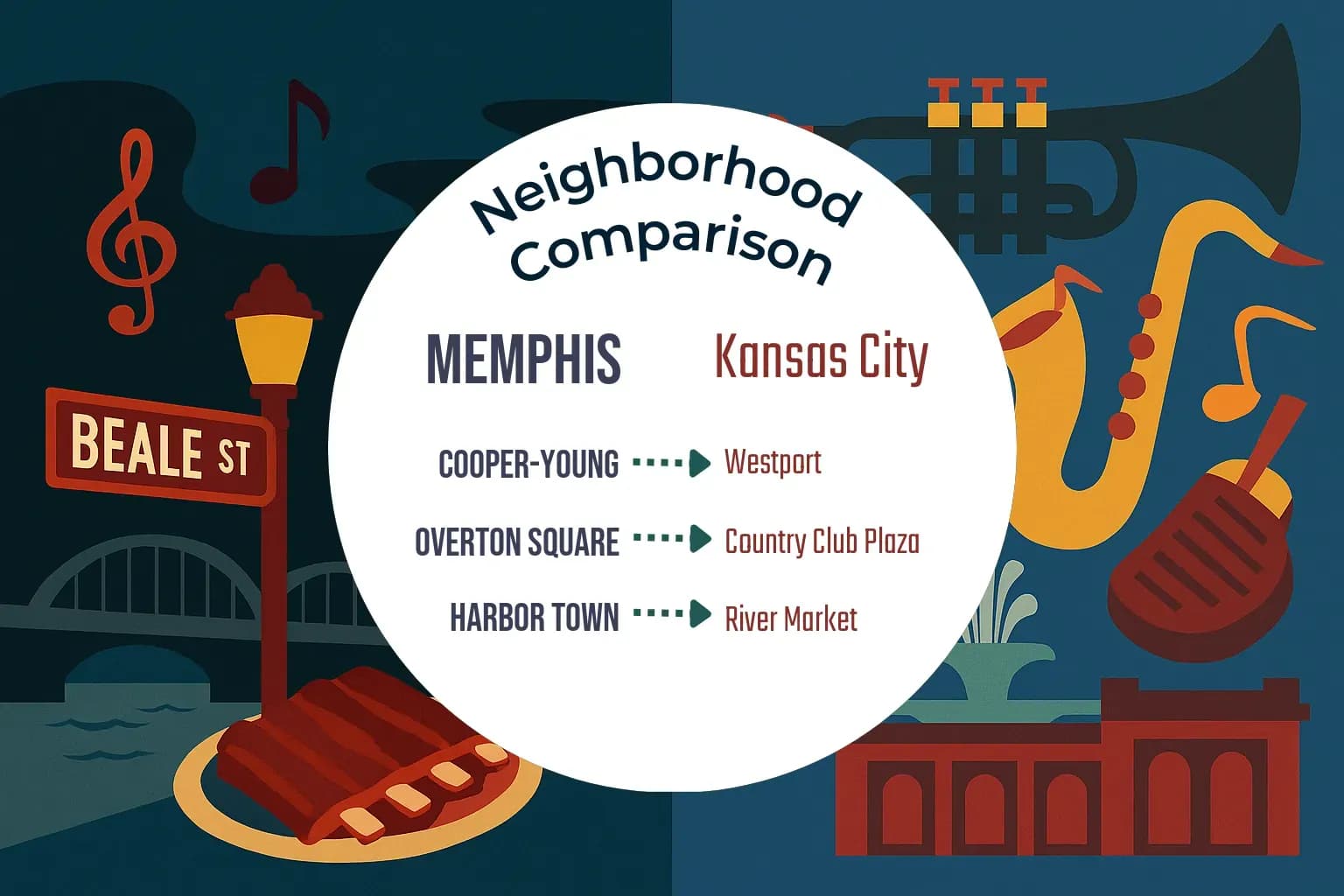 Memphis vs Kansas City Neighborhood Comparison
