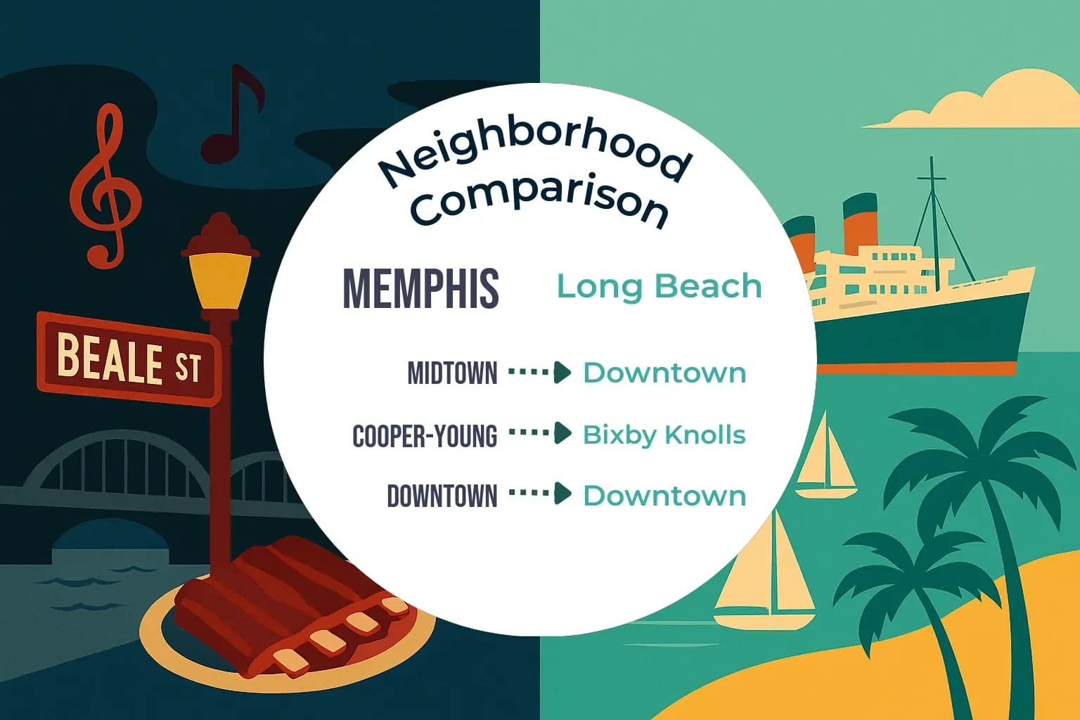 Memphis vs Long Beach Neighborhood Comparison