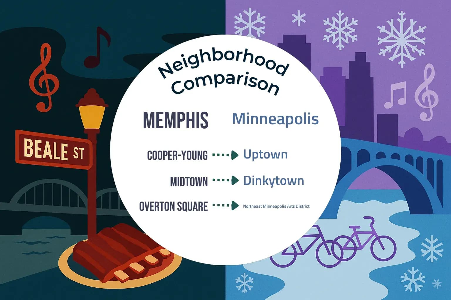 Memphis vs Minneapolis Neighborhood Comparison