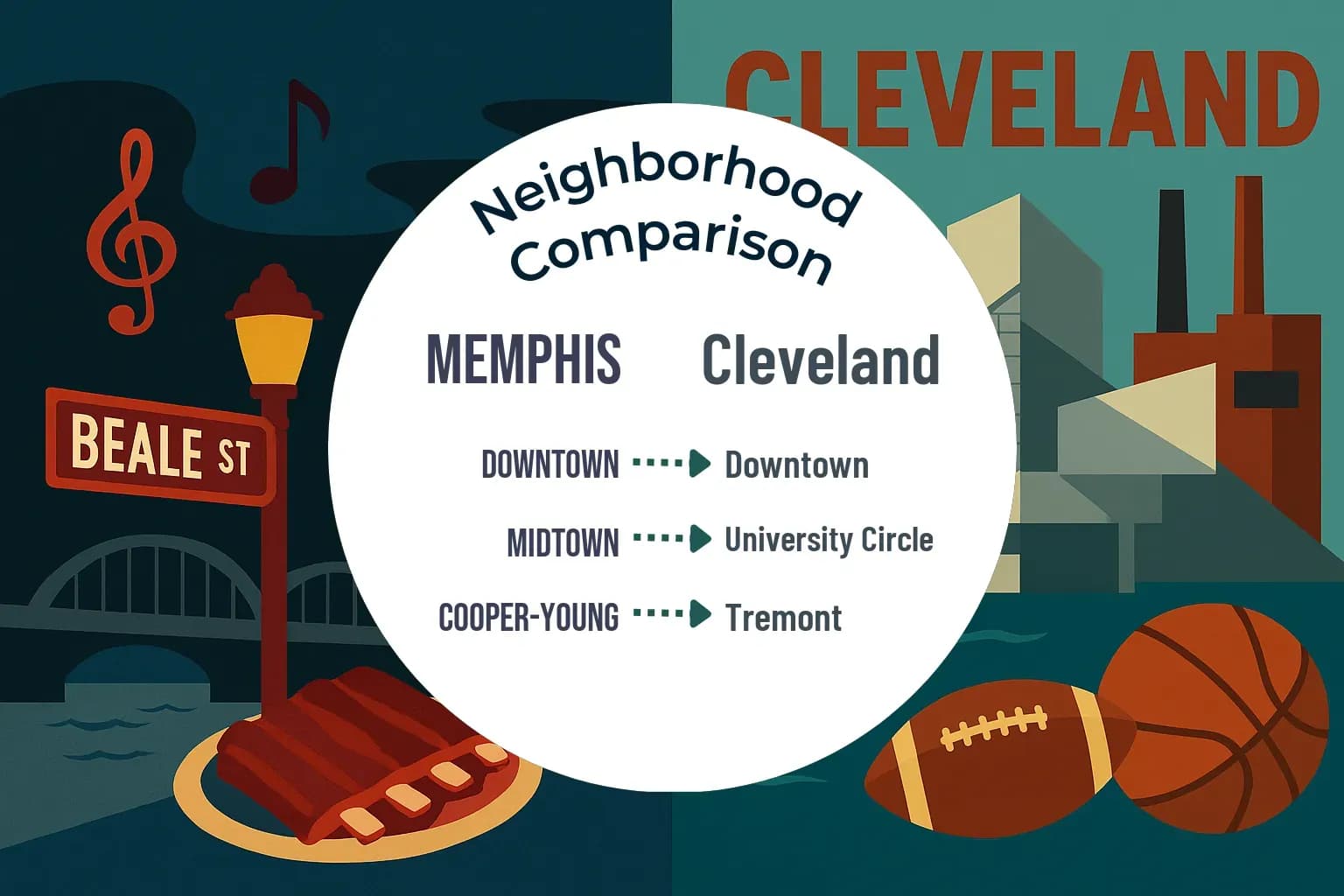 Memphis vs Cleveland Neighborhood Comparison