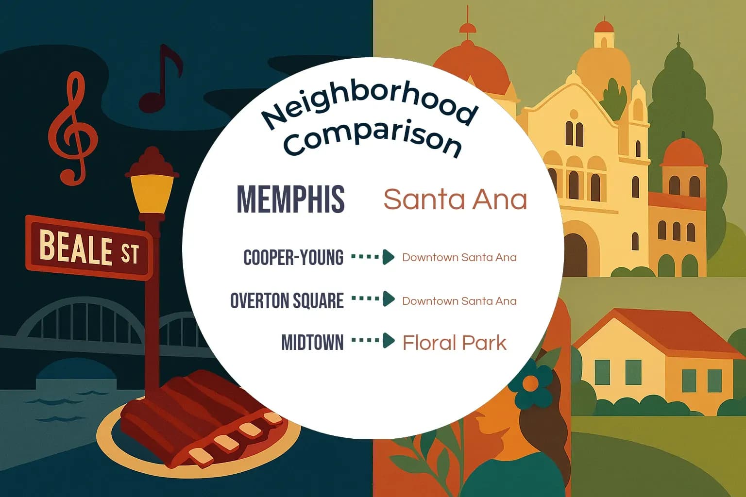 Memphis vs Santa Ana Neighborhood Comparison