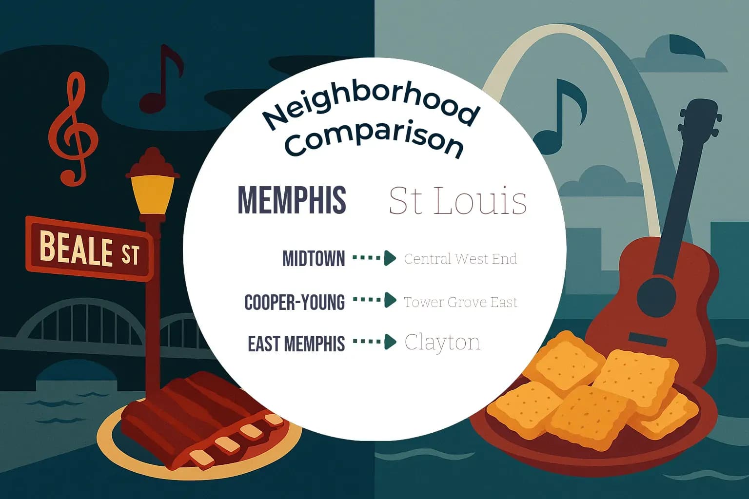 Memphis vs St. Louis Neighborhood Comparison