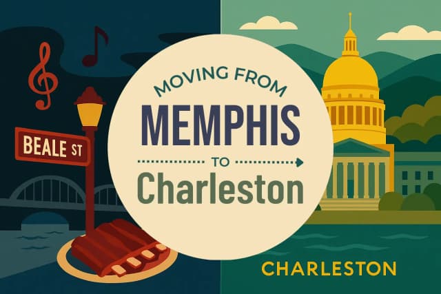 Moving from Memphis to Charleston