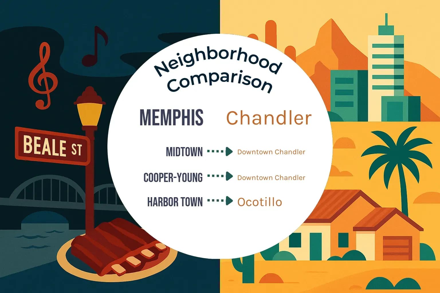 Memphis vs Chandler Neighborhood Comparison