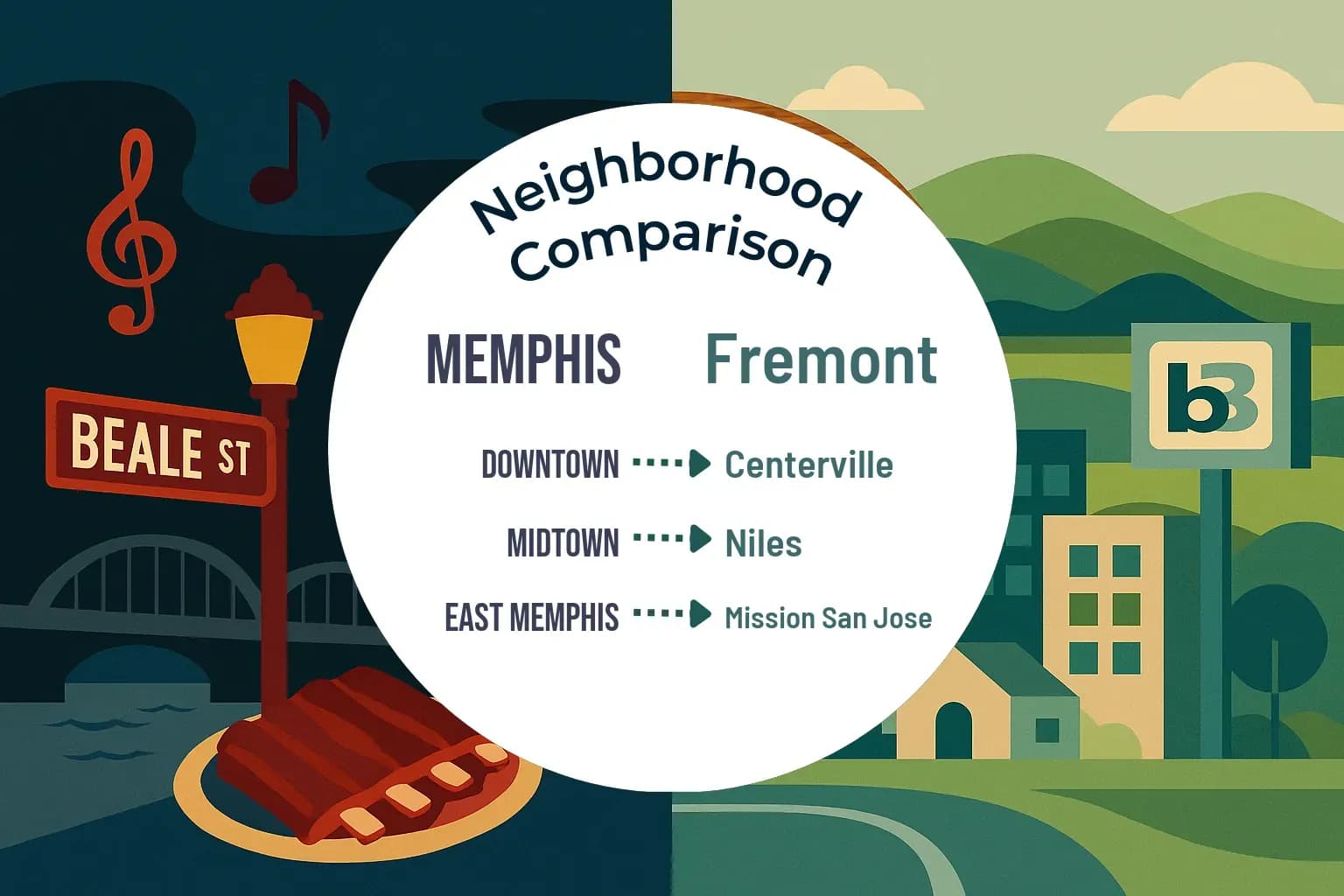 Memphis vs Fremont Neighborhood Comparison
