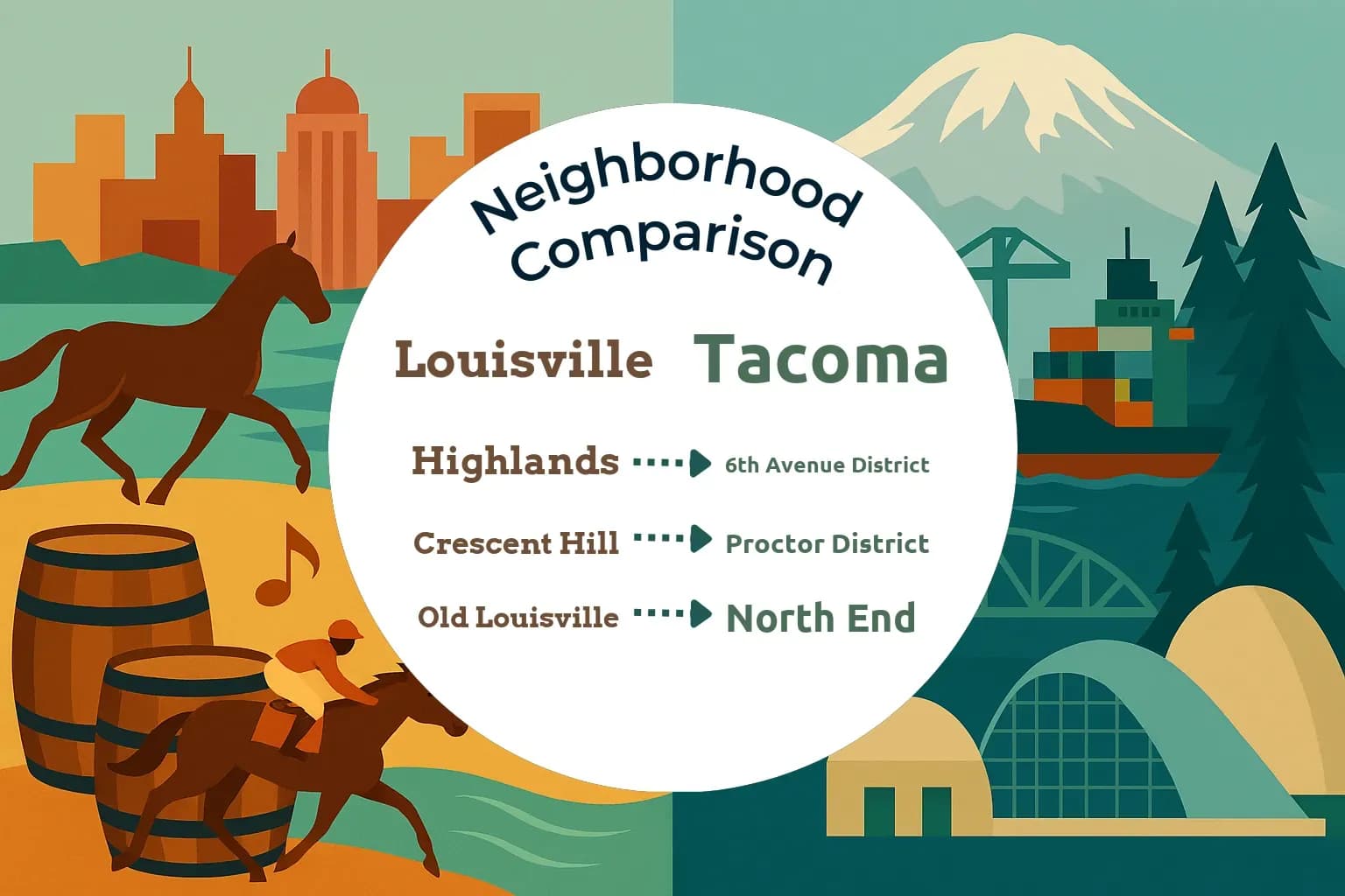 Louisville vs Tacoma Neighborhood Comparison