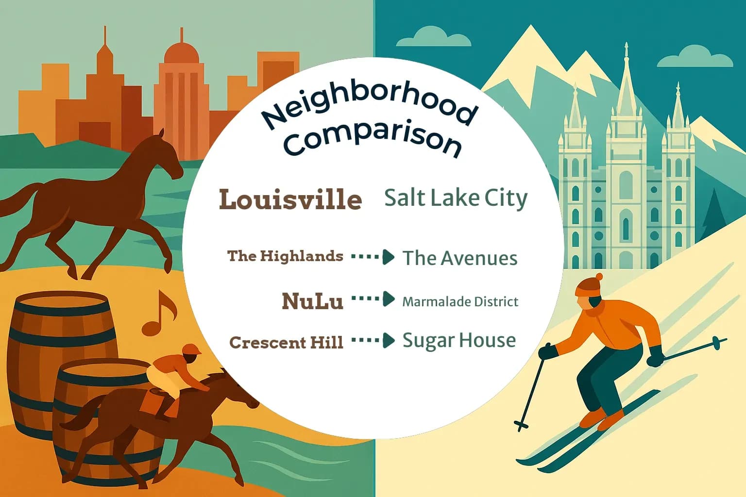 Louisville vs Salt Lake City Neighborhood Comparison