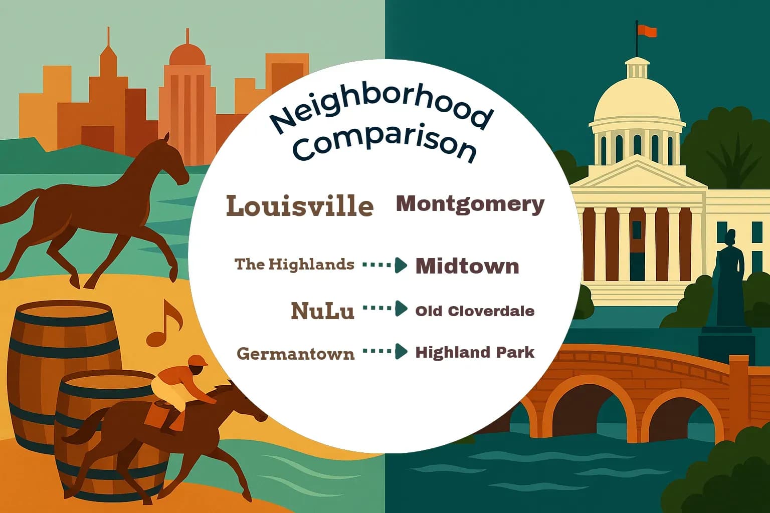 Louisville vs Montgomery Neighborhood Comparison