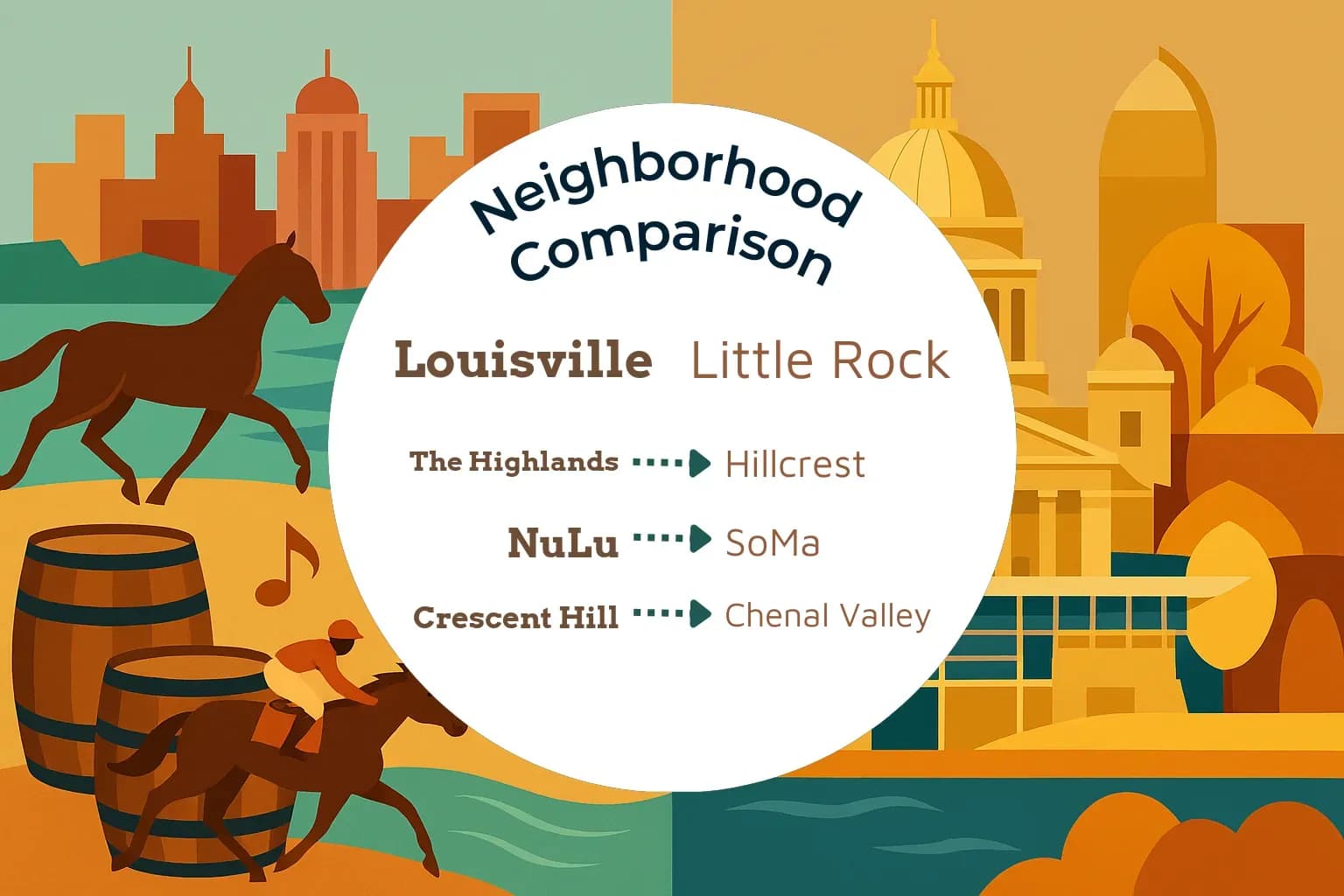 Louisville vs Little Rock Neighborhood Comparison