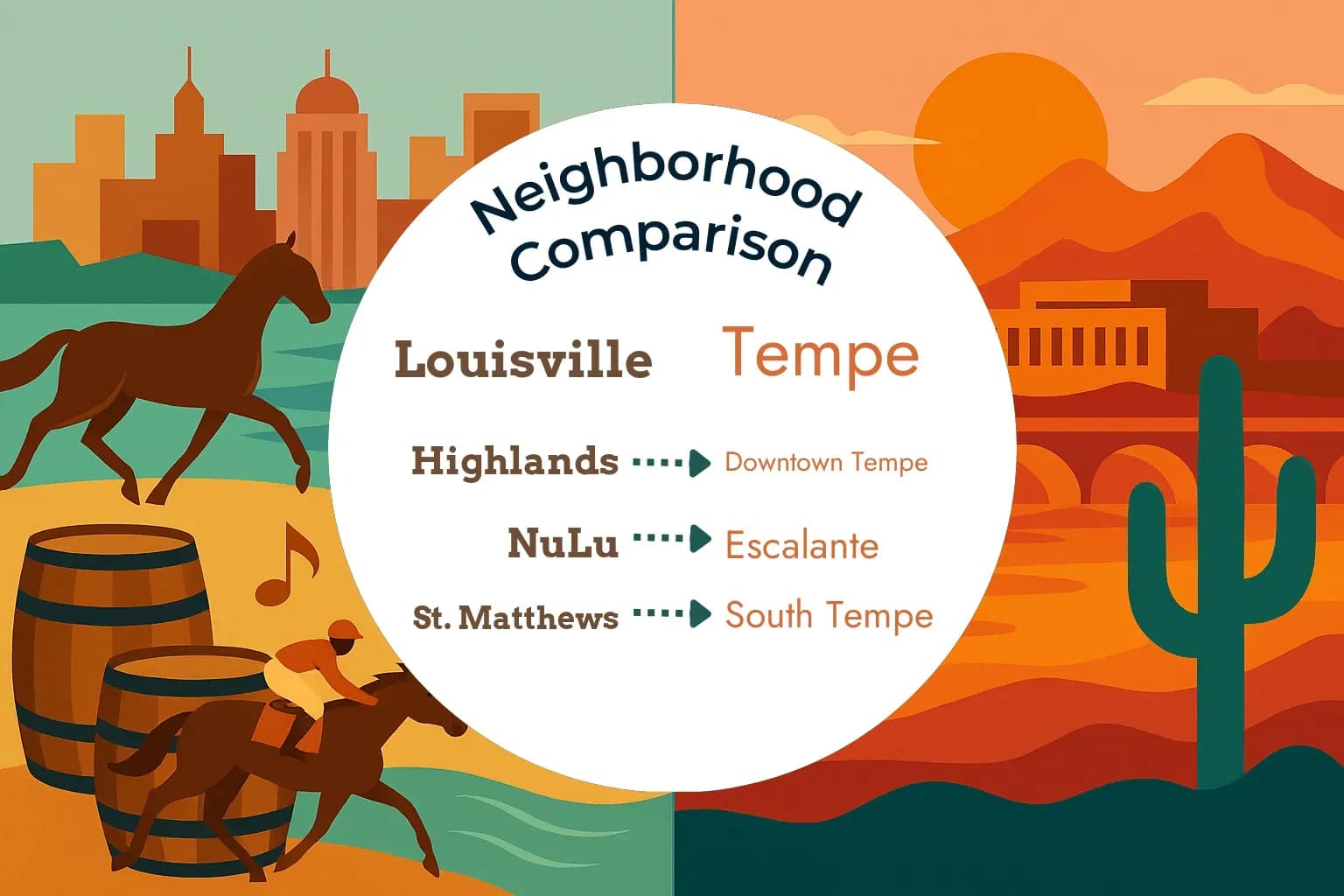 Louisville vs Tempe Neighborhood Comparison