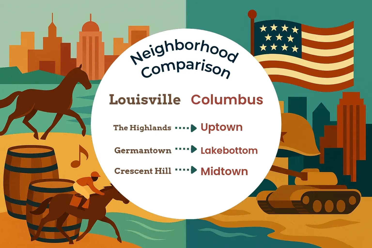 Louisville vs Columbus Neighborhood Comparison