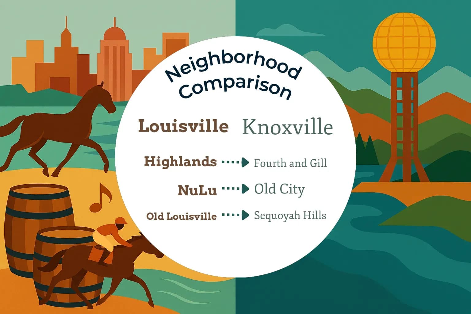 Louisville vs Knoxville Neighborhood Comparison