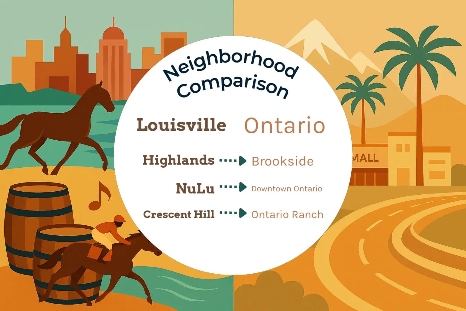 Louisville vs Ontario Neighborhood Comparison