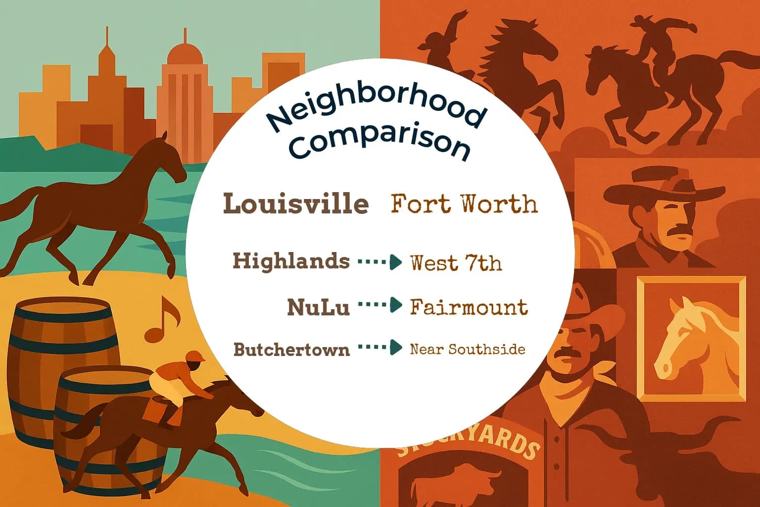 Louisville vs Fort Worth Neighborhood Comparison