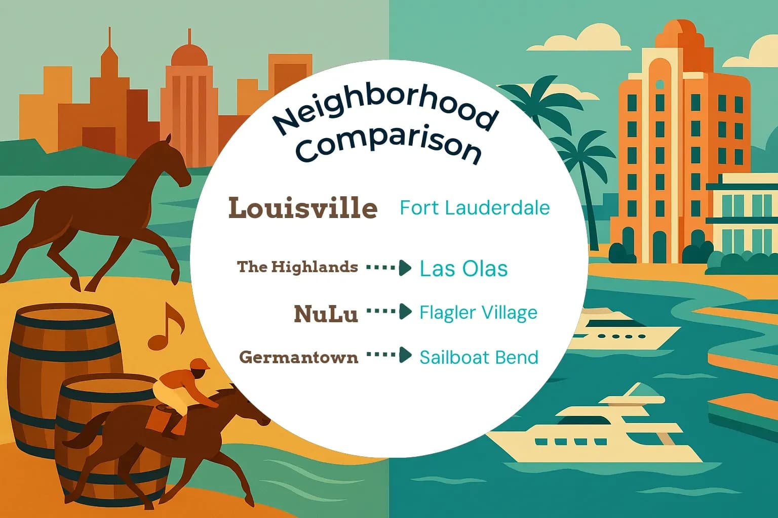 Louisville vs Fort Lauderdale Neighborhood Comparison