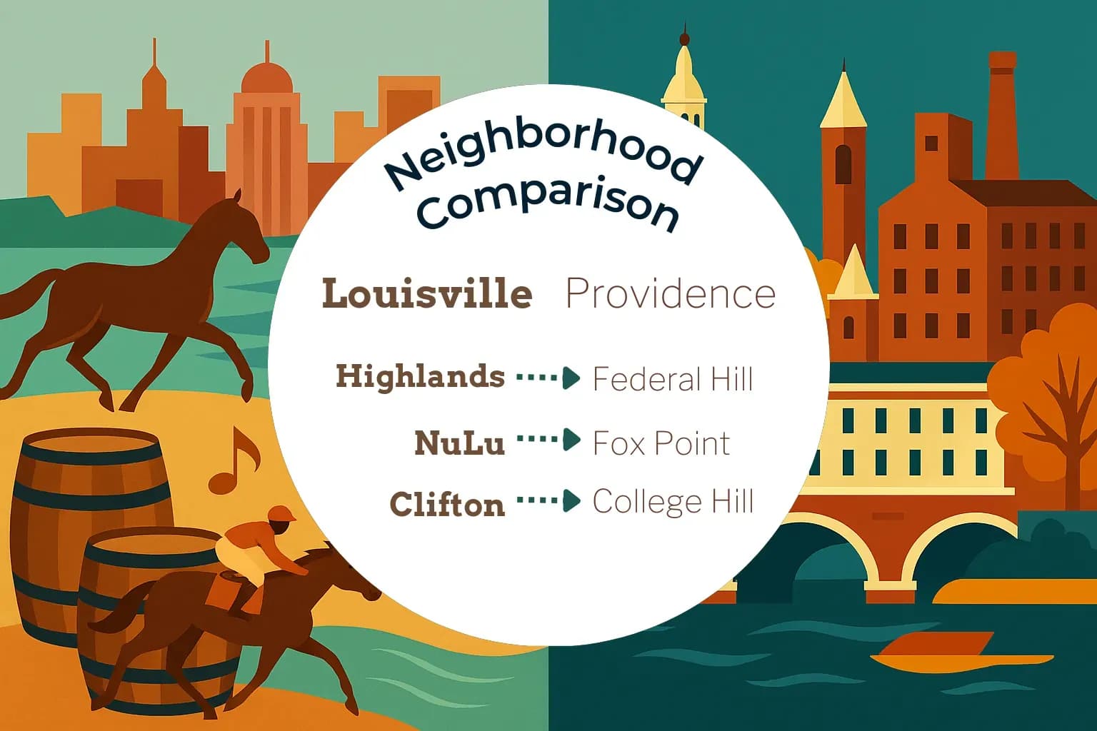 Louisville vs Providence Neighborhood Comparison