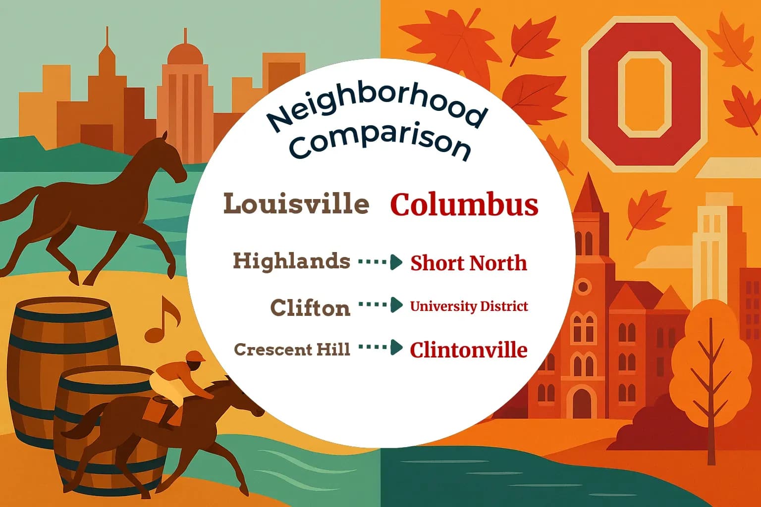 Louisville vs Columbus Neighborhood Comparison