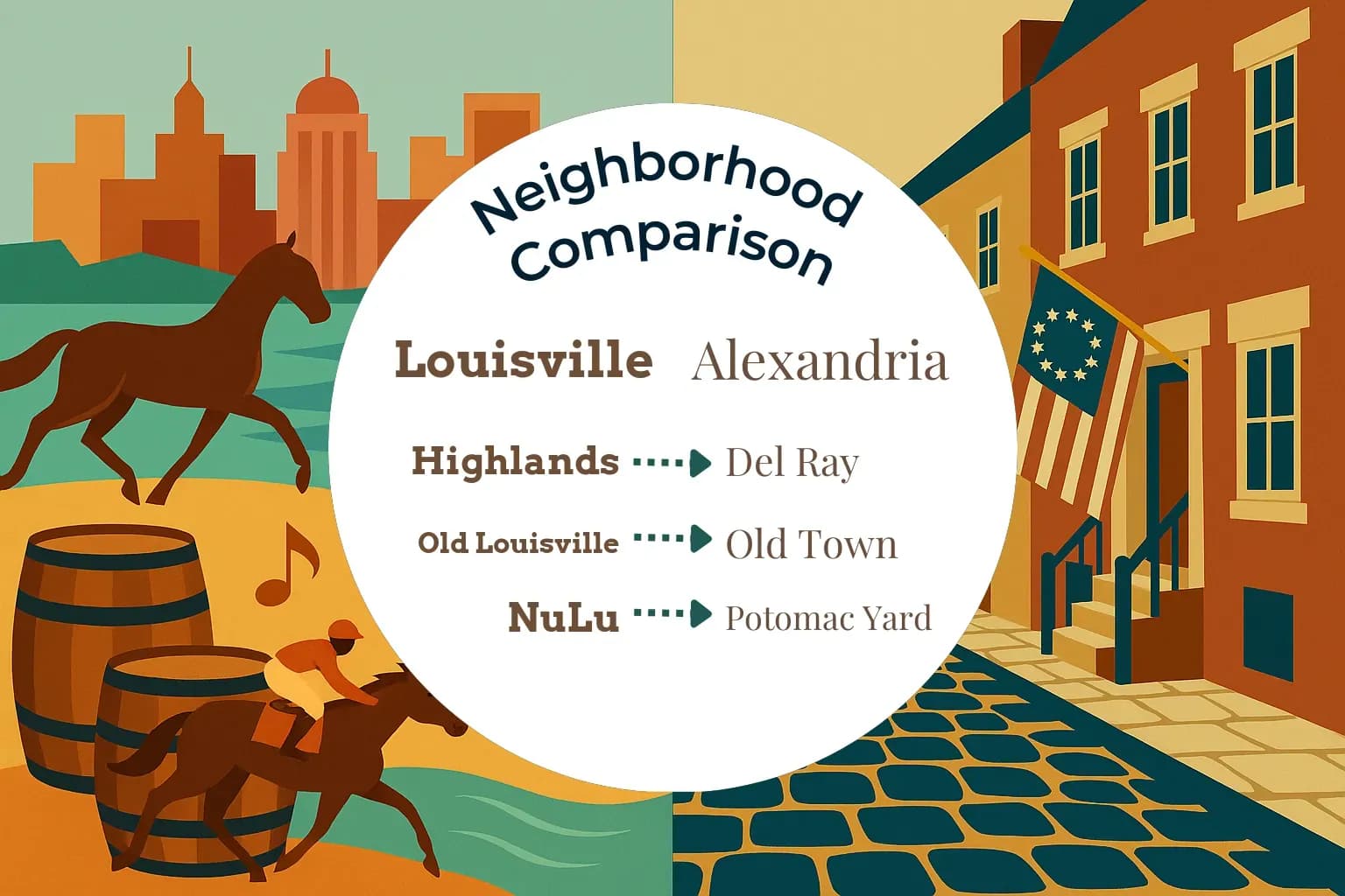 Louisville vs Alexandria Neighborhood Comparison