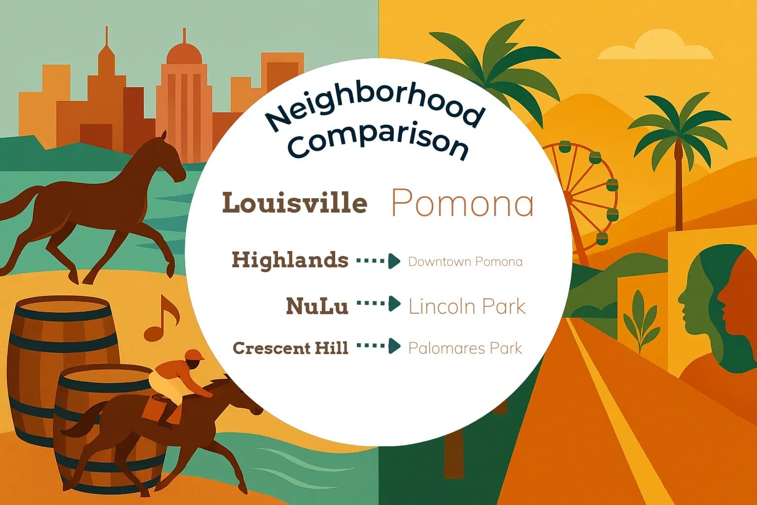 Louisville vs Pomona Neighborhood Comparison
