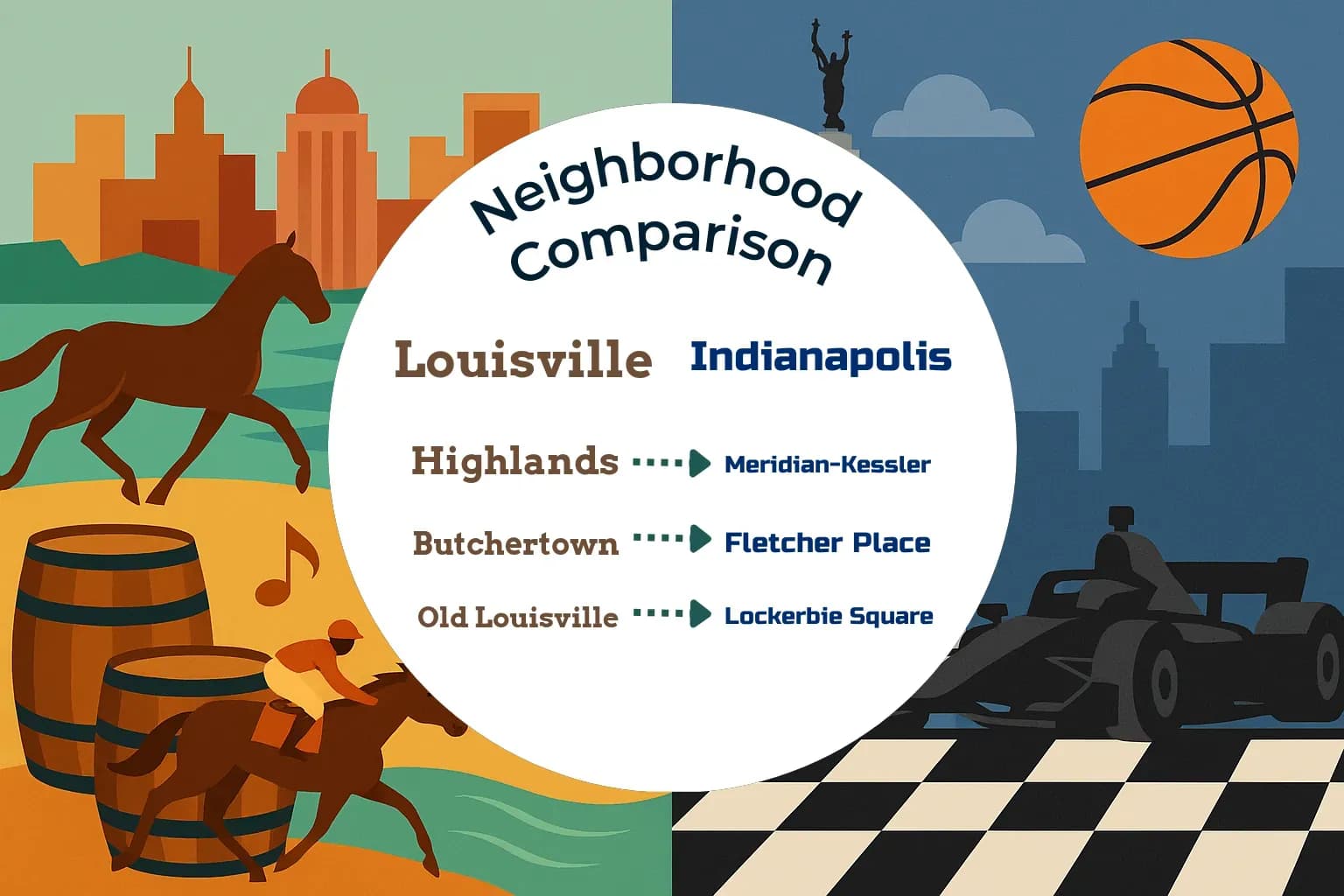 Louisville vs Indianapolis Neighborhood Comparison